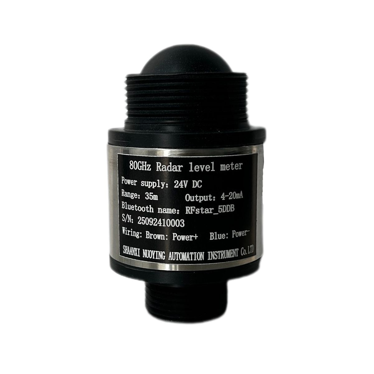 Atmospheric Temperature and Pressure 80G Radar Water Level Meter with Mobile Bluetooth Debugging, Low-Power Operation and Easy Installation