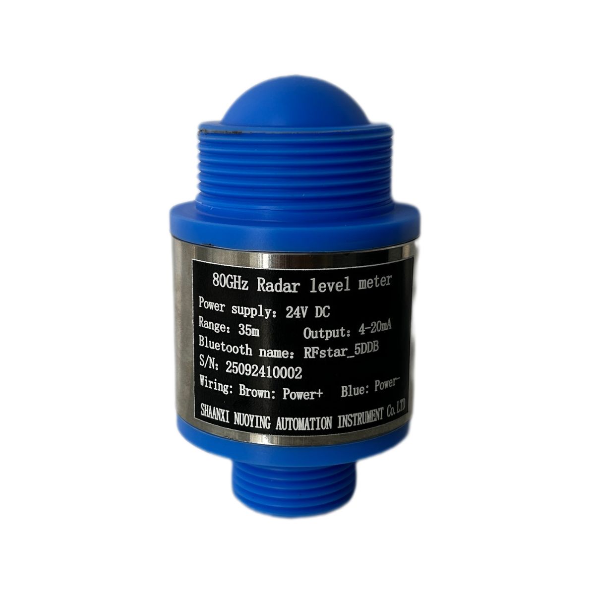 Atmospheric Temperature and Pressure 80G Radar Water Level Meter with Mobile Bluetooth Debugging, Low-Power Operation and Easy Installation