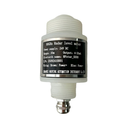 Atmospheric Temperature and Pressure 80G Radar Water Level Meter with Mobile Bluetooth Debugging, Low-Power Operation and Easy Installation