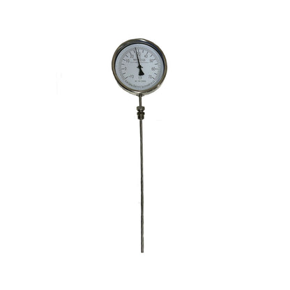 Industrial Double Metal Thermometer - High-Precision Mechanical Temperature Gauge for Industrial Applications