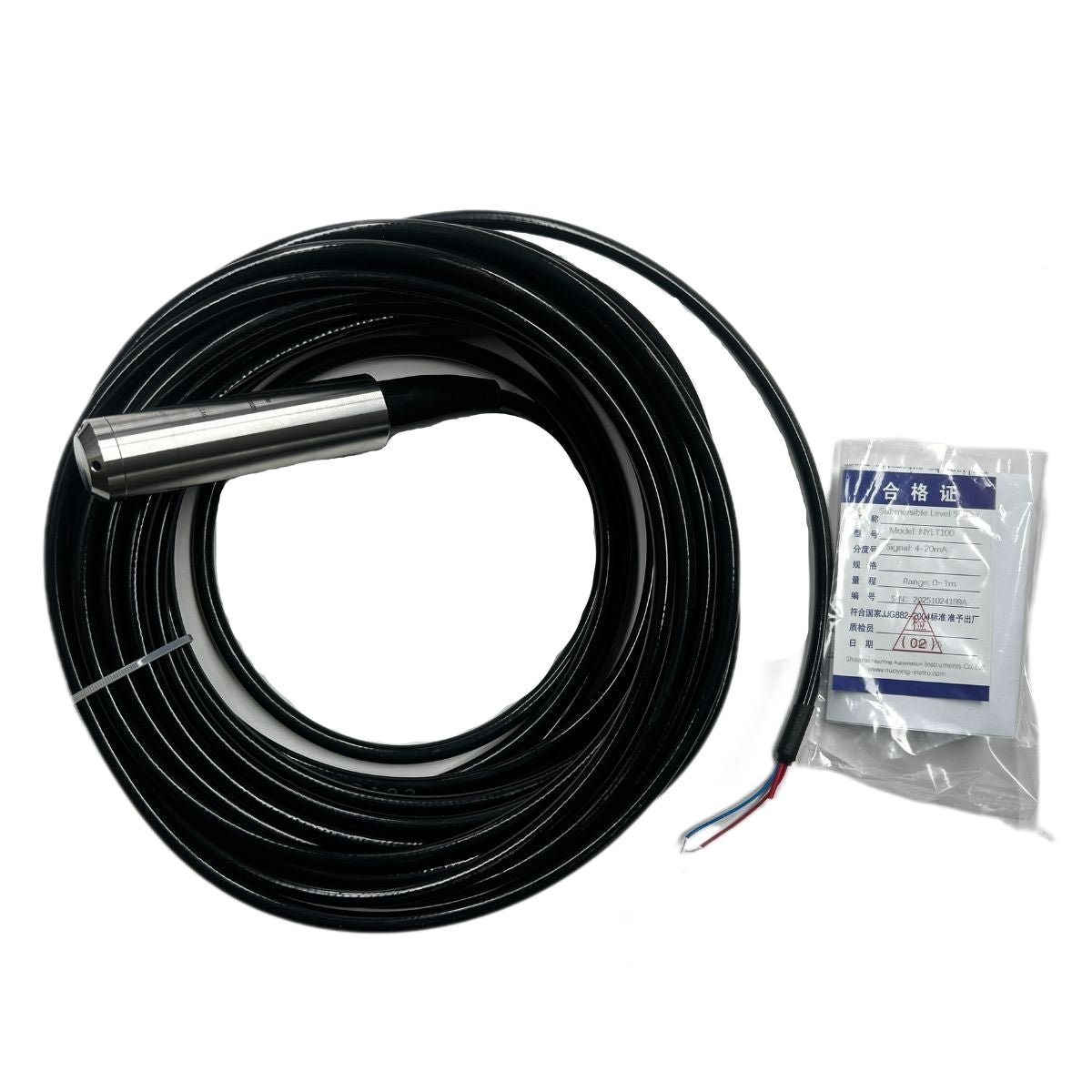 Cable-type submersible level gauge with a piezoresistive pressure sensor featuring high stability and high reliability(No Gauge Version)