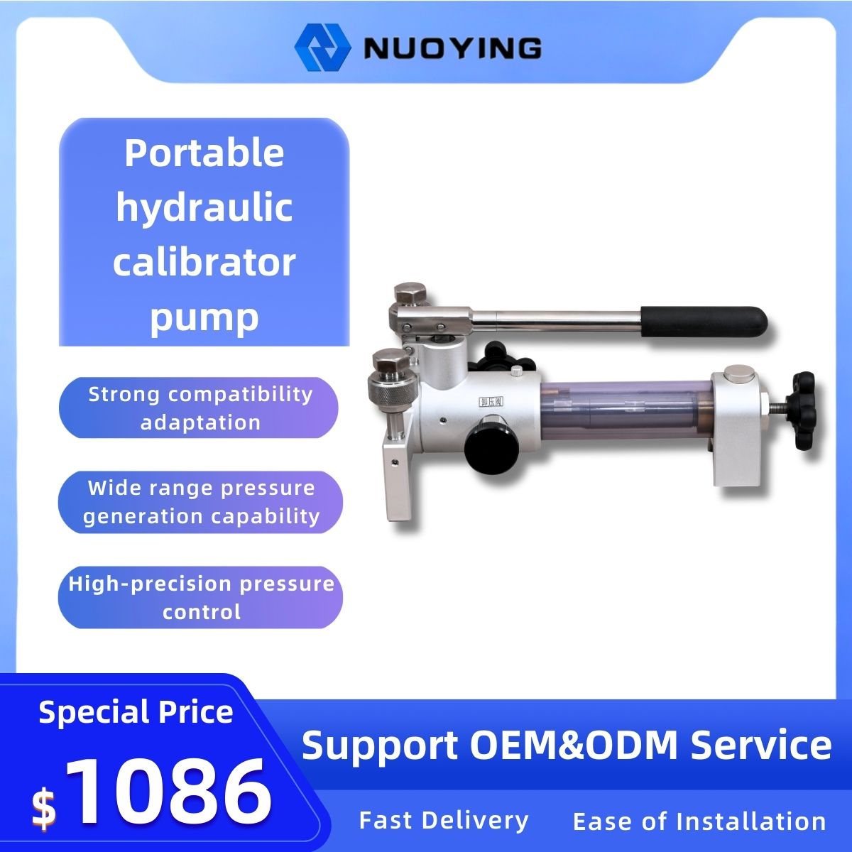 High-Precision Portable Hydraulic Calibrator Pump: Durable & Stable for On-Site Calibration