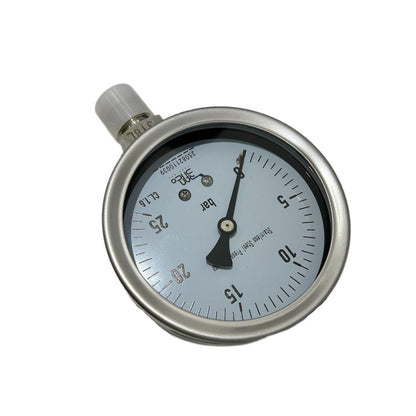 High-Precision Shock-Resistant Stainless Steel Pressure Gauge with Standard Threaded Connection for Industrial Equipment