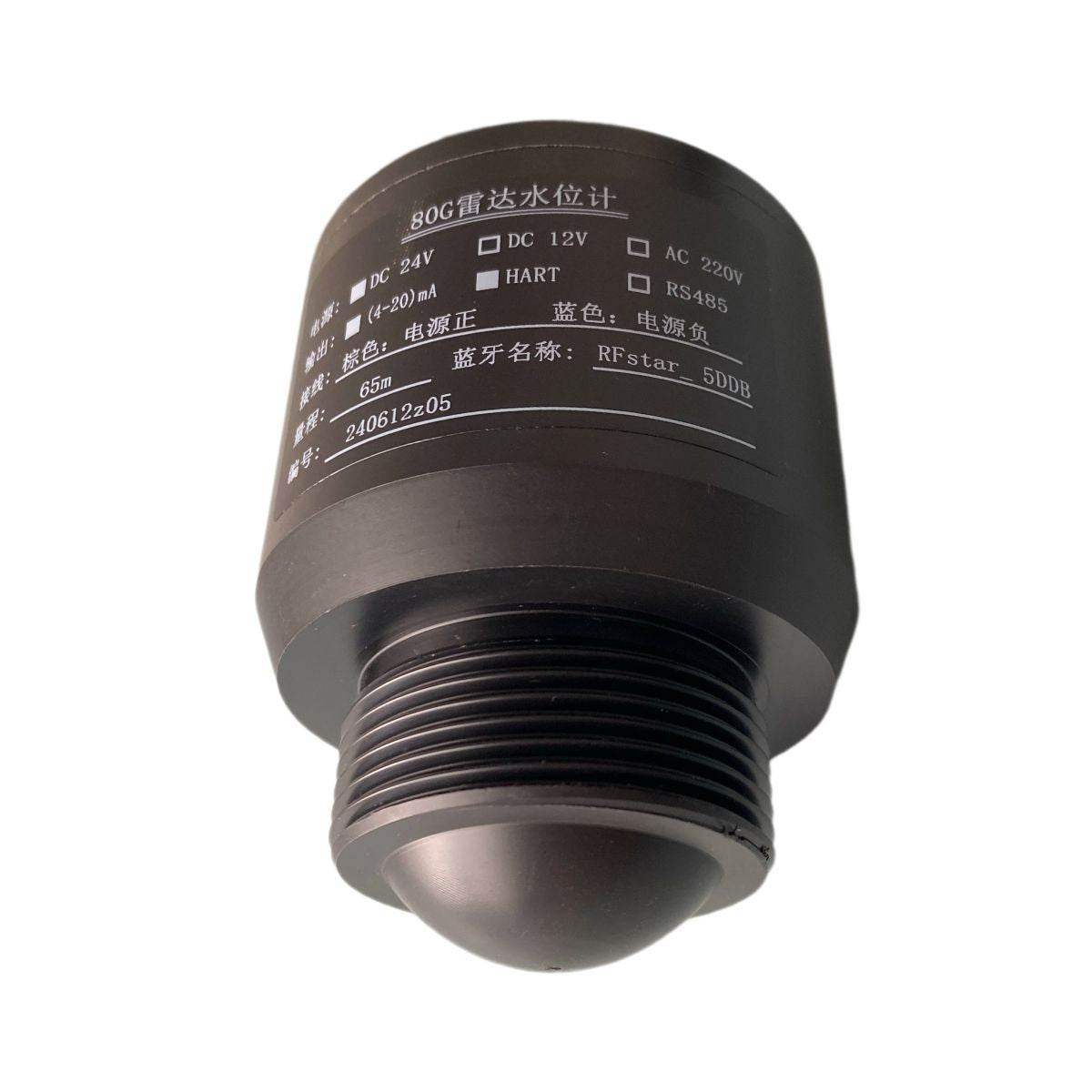Atmospheric Temperature and Pressure 80G Radar Water Level Meter with Mobile Bluetooth Debugging, Low-Power Operation and Easy Installation