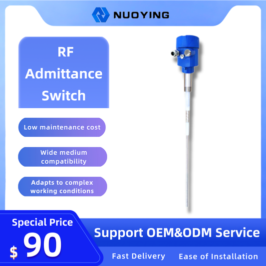 Rod - type RF Admittance Switch for High and Low Level Alarms in Liquid, Dust, Particle, Solid and Other Media