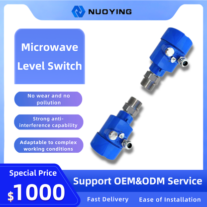 Microwave Level Switch for Liquids, Dust & Solids – Ideal for Applications with Special Requirements of No Hole-Opening