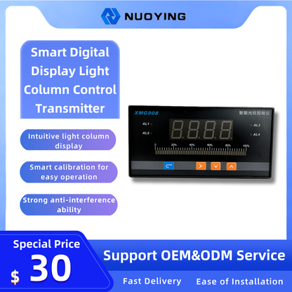 Horizontal Smart Digital Display Light Column Control Transmitter – For Level Sensors, Auto Pump/Valve Control