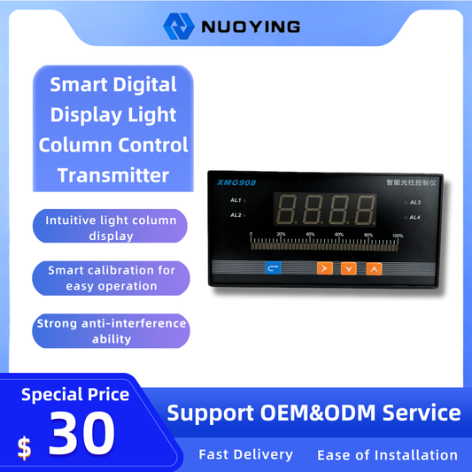 Horizontal Smart Digital Display Light Column Control Transmitter – For Level Sensors, Auto Pump/Valve Control