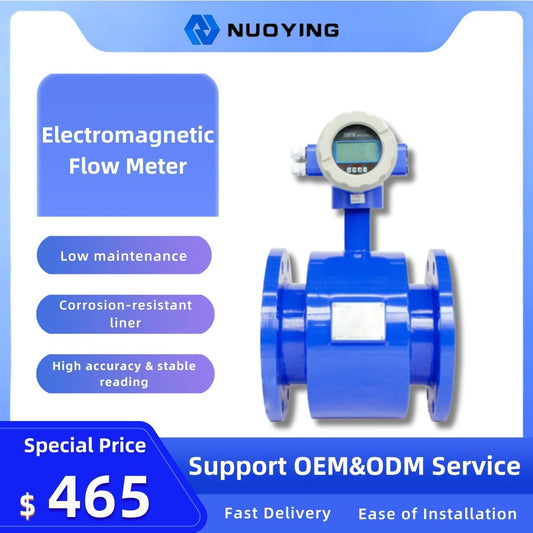 Durable Electromagnetic Flow Meter for Slurry Sewage and Industrial Fluids