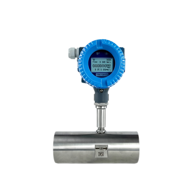 High Precision Digital Turbine Flow Meter Industrial Pipeline Liquid Measuring for Oil Water Chemical Working Condition