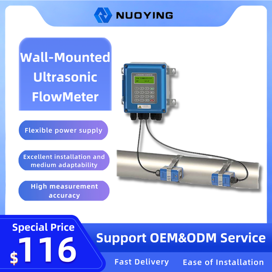 Wall-Mounted Ultrasonic FlowMeter – High-Precision Non-Contact Liquid Flow Measurement(Complete Set)
