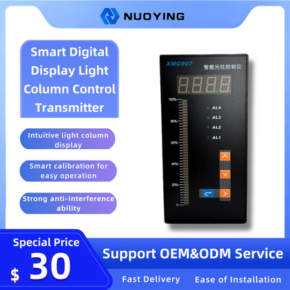 Vertical Smart Digital Display Light Column Control Transmitter – For Level Sensors, Auto Pump/Valve Control