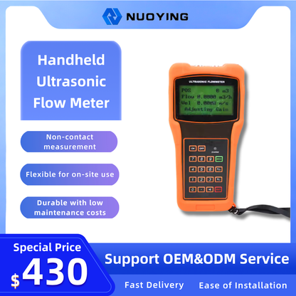 Handheld Ultrasonic Flow Meter: Portable & High Precision Flow Measurement (Complete Set)